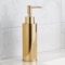 Soap Dispenser, Round, Modern, Matte Gold